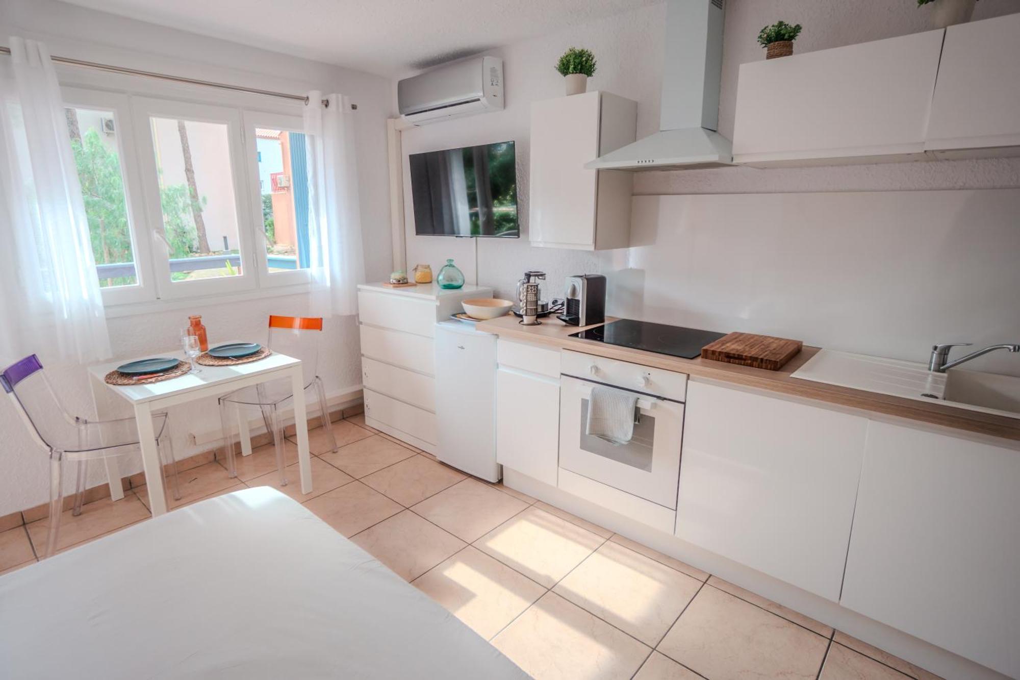 Lumineux Studio Tout Equipe Canet-en-Roussillon Exterior foto
